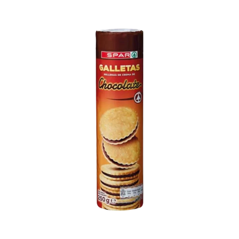 Galletas Rellenas de Chocolate SPAR 250g