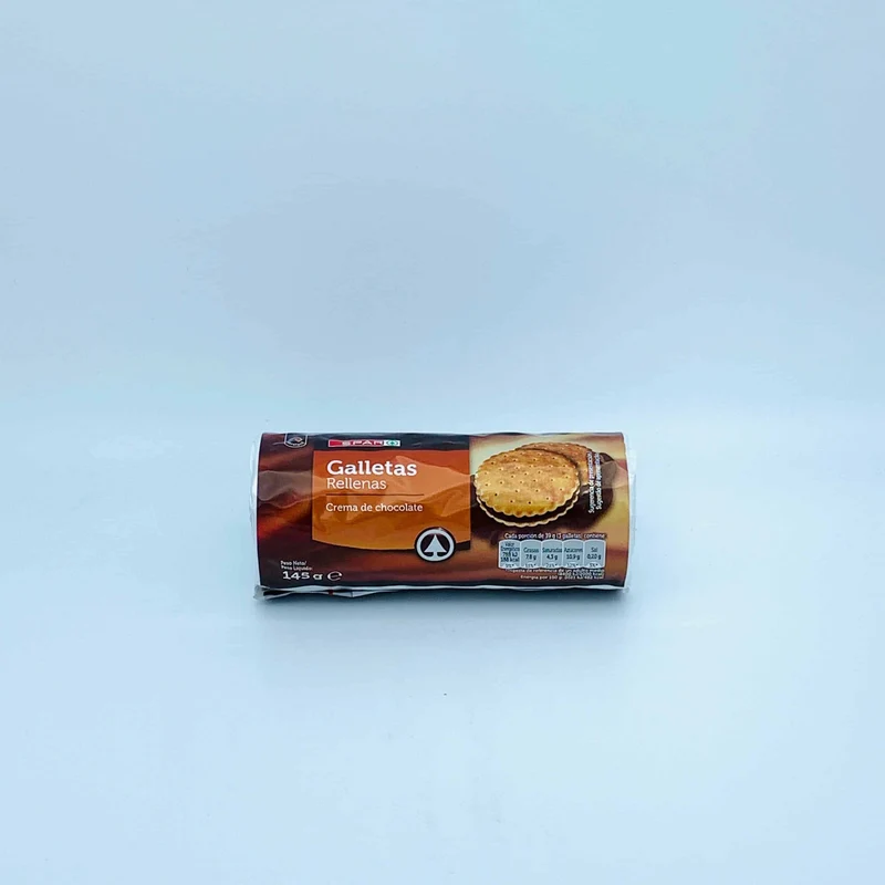 Galletas Rellenas de Chocolate SPAR 145g