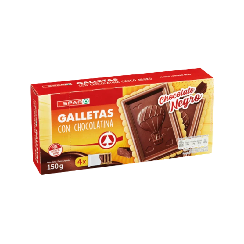 Galletas con Chocolate Negro SPAR
