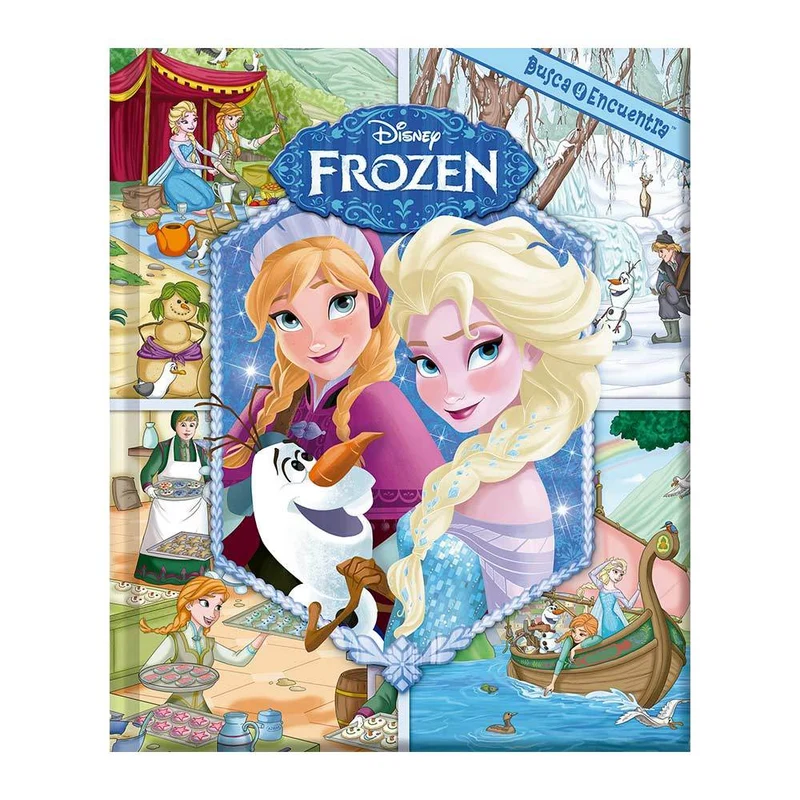 frozen evergreen busca y encuentra