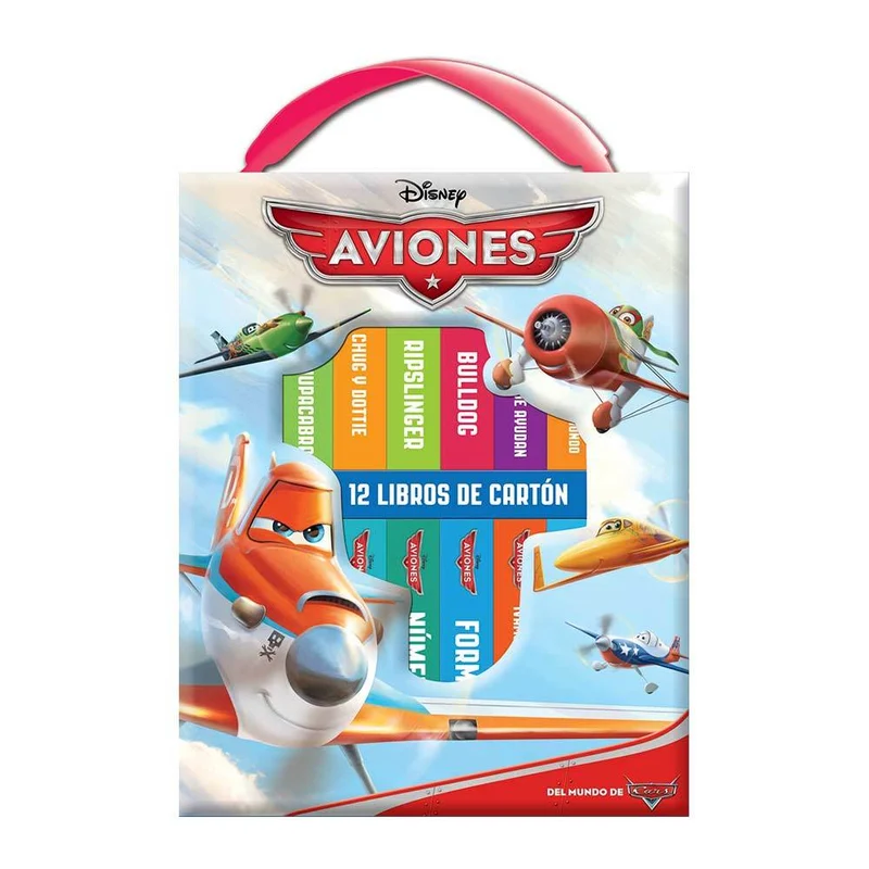 aviones 12 libros de carton