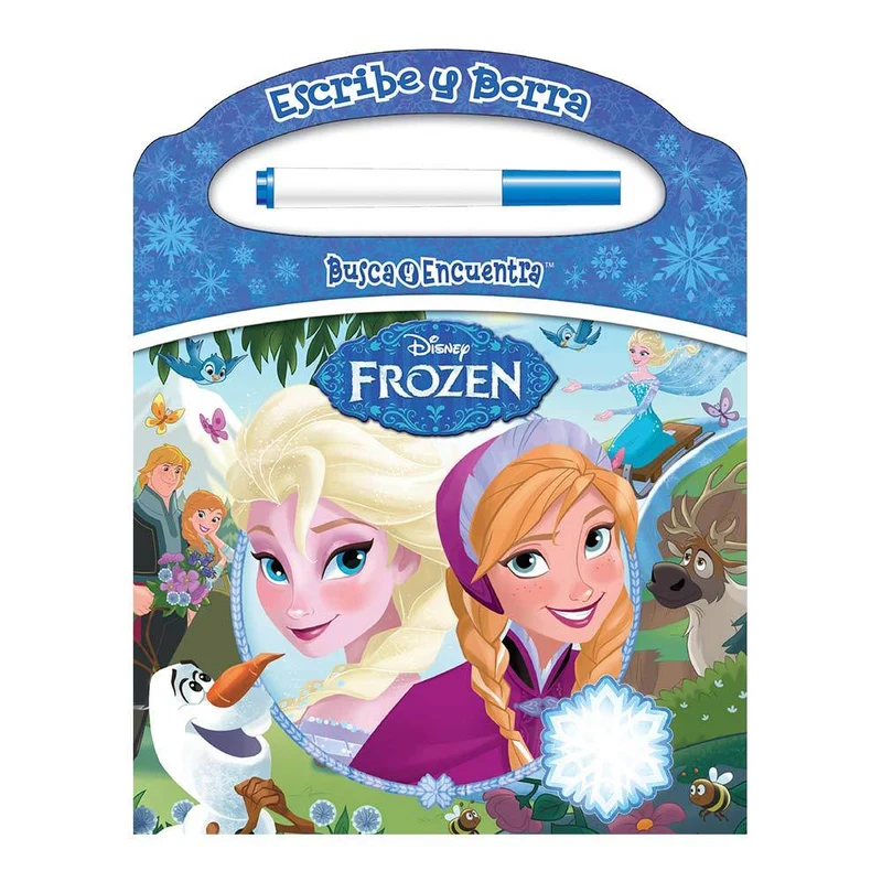 frozen escribe y borra