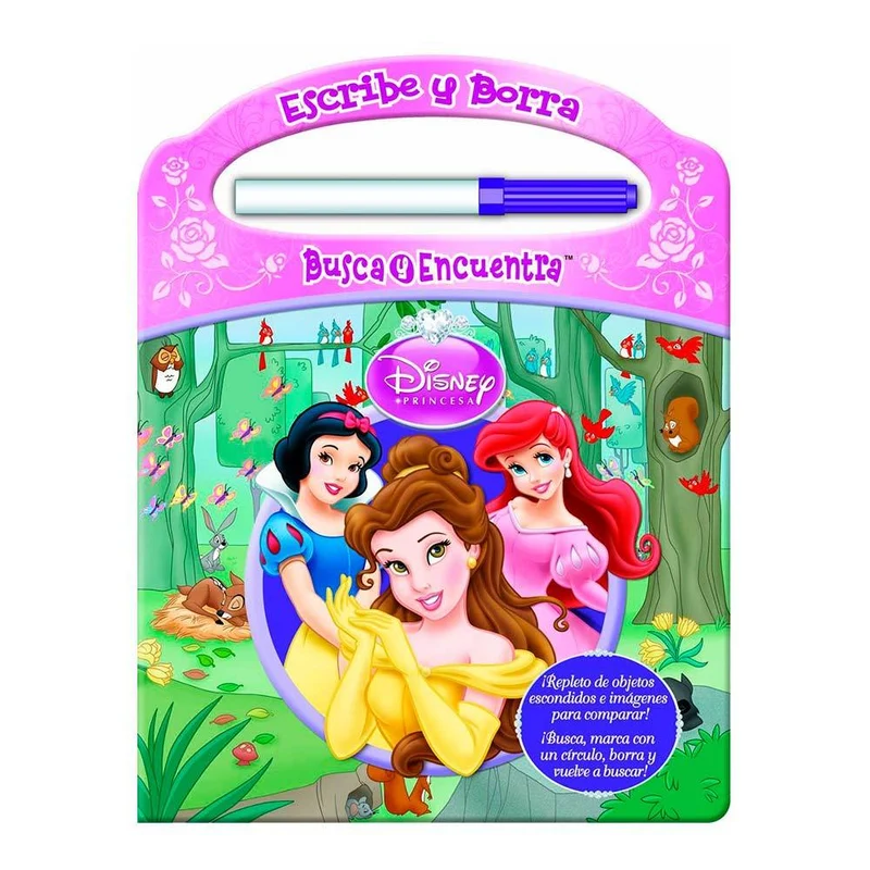 disney princesa escribe y borra busca y