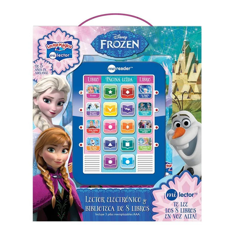 frozen lector magico 8 libros marca phoenix