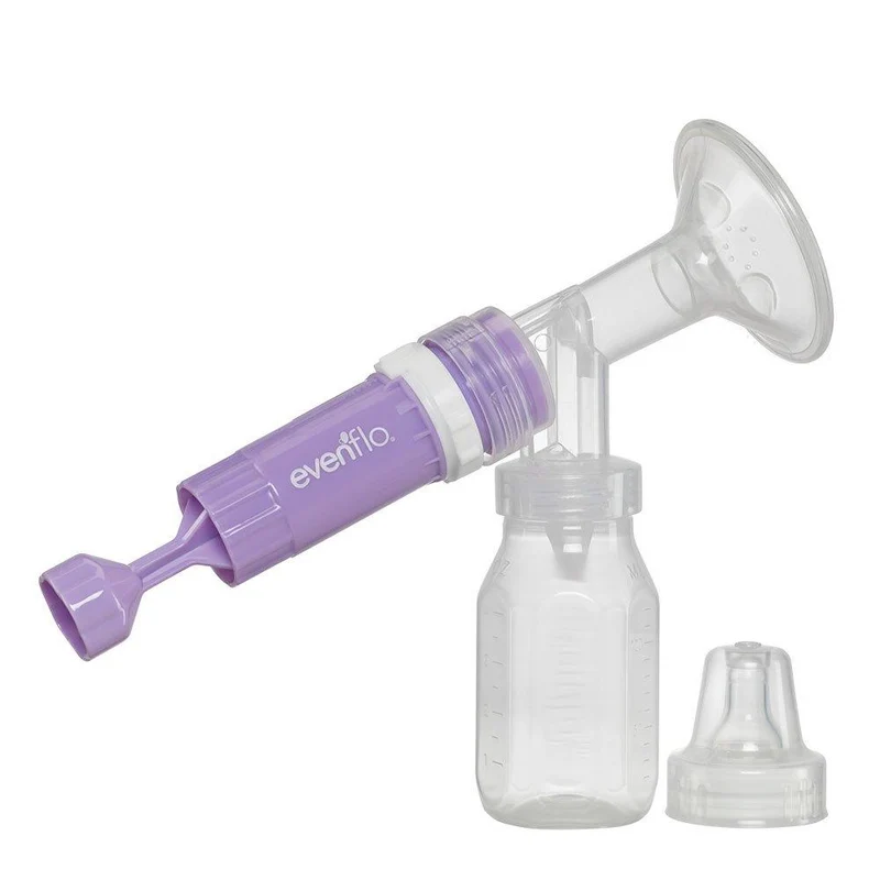 extractor de leche manual en caja marca evenflo