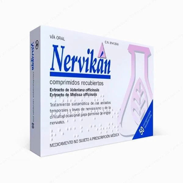 Nervikán 50 comprimidos recubiertos