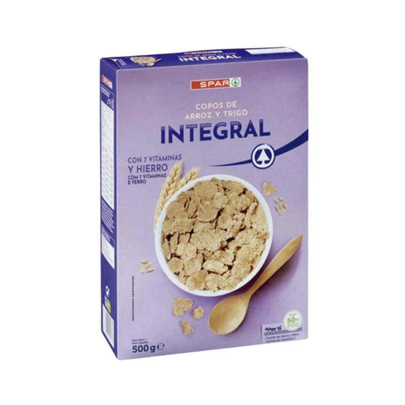 Copos de Avena y Trigo Integral SPAR 500g