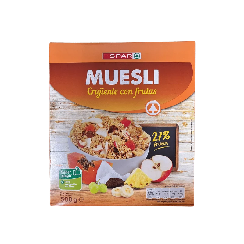Muesli Crujiente con Frutas SPAR