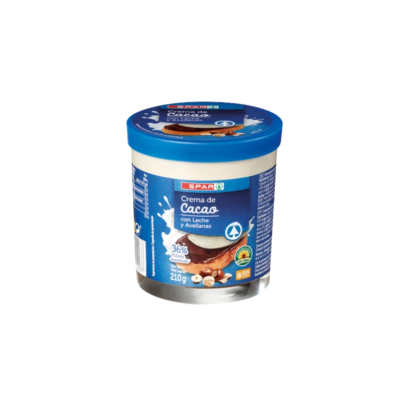 Crema de Cacao con Leche SPAR 210g