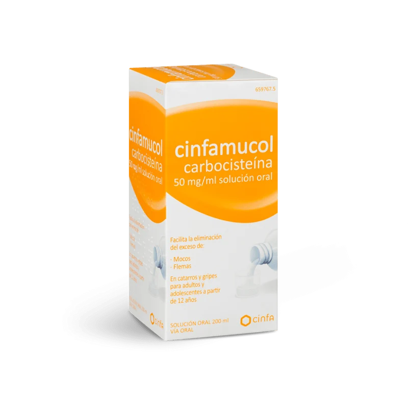 Cinfamucol Carbocisteína Solución Oral 200ML
