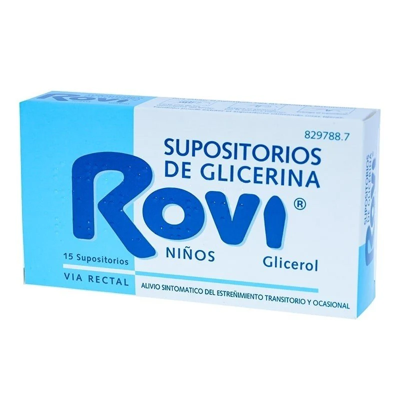 ROVI Supositorios de Glicerina para Niños 12 supositorios