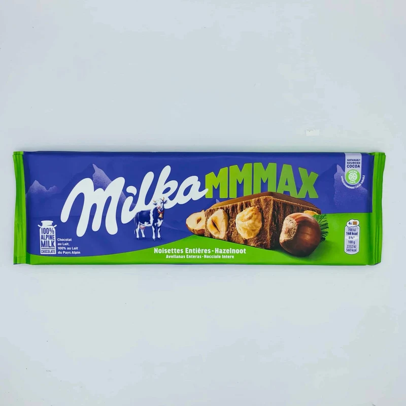 Chocolate Milka con Avellanas Enteras 300g