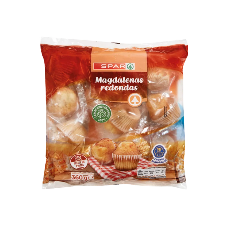 Magdalenas Redondas SPAR 360g