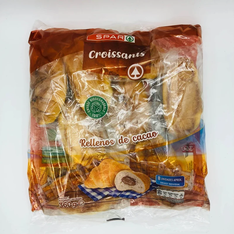 Croissants Rellenos de Cacao SPAR 360g