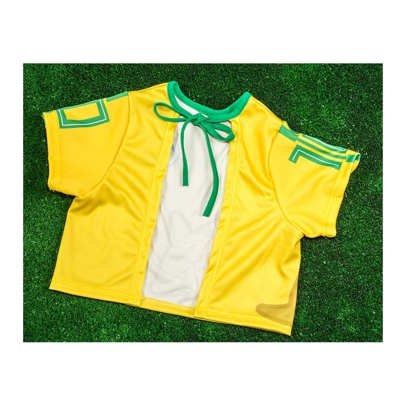 babero tipo camisa estampado de brasil