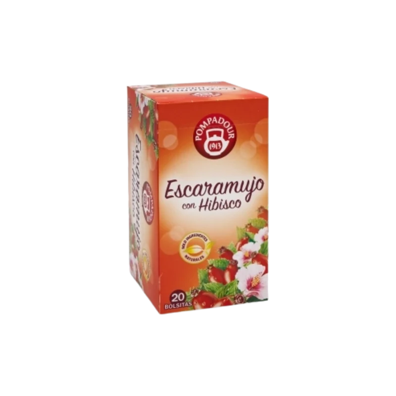 Pompadour Escaramujo con Hibisco