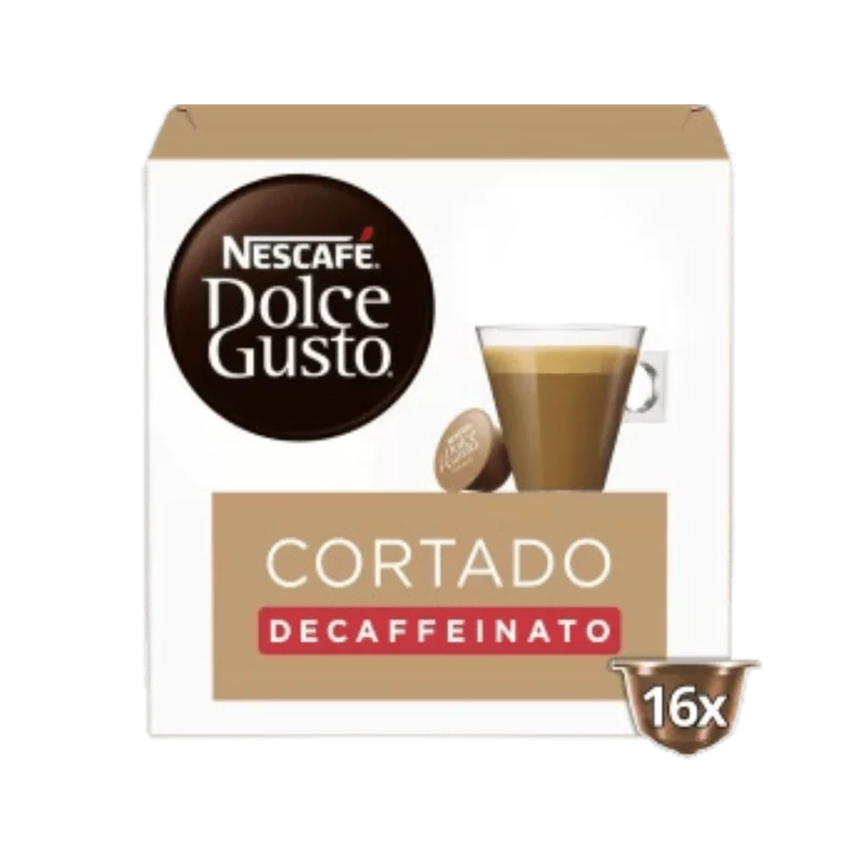 Cápsulas Dolce Gusto Cortado Descafeinado
