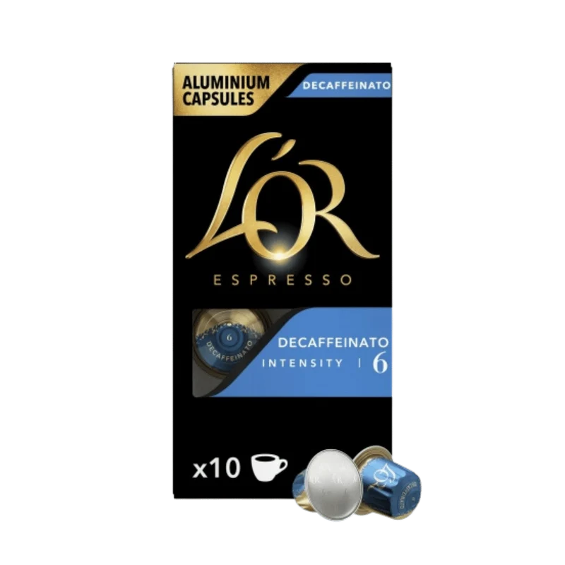 Cápsulas de Café Espresso L'Or Descaffeinato