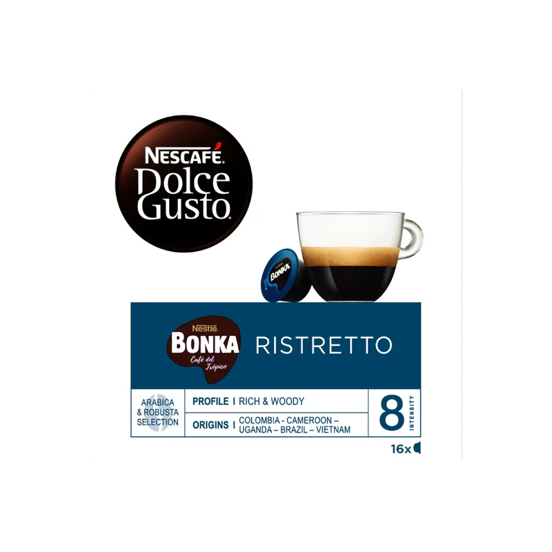 Cápsulas Dolce Gusto Ristretto Bonka