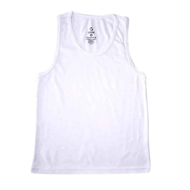 camisilla tela lisa blanco talla 12 color blanco
