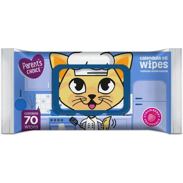 Toallitas Húmedas Bebé con Aceite de Caléndula 70u · Parent's Choice