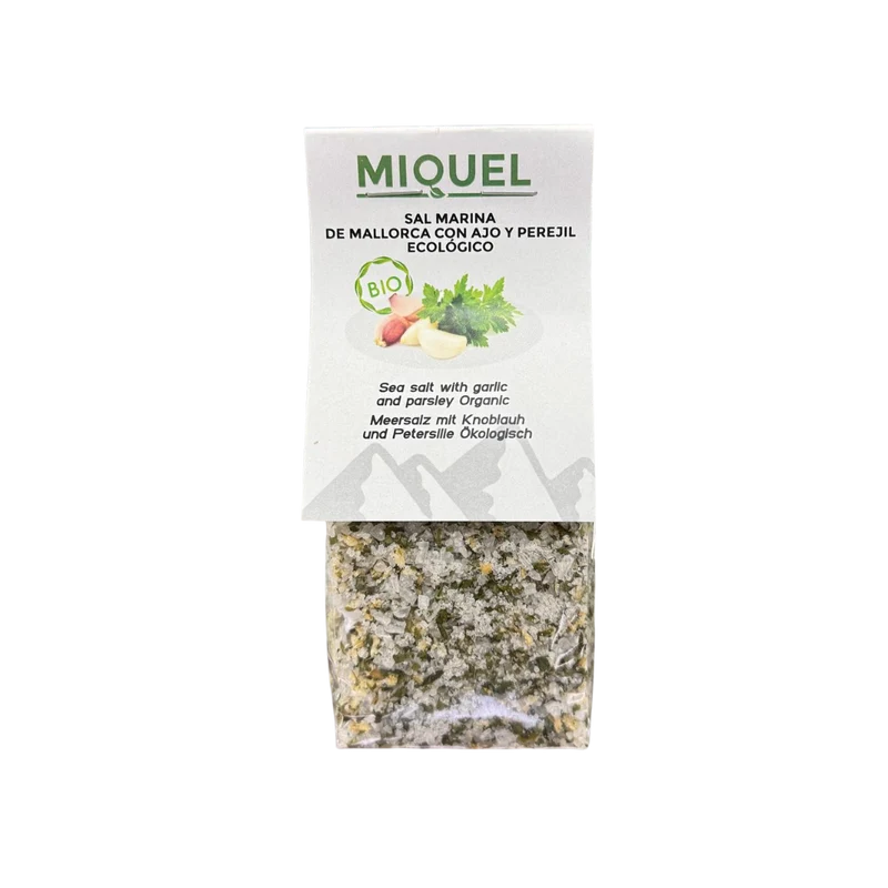 Sal Miquel de Mallorca con Ajo y Perejil Ecológicos