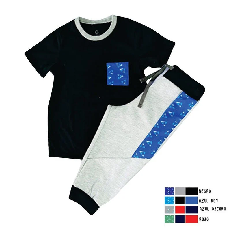 conjunto nino camiseta manga corta jogger