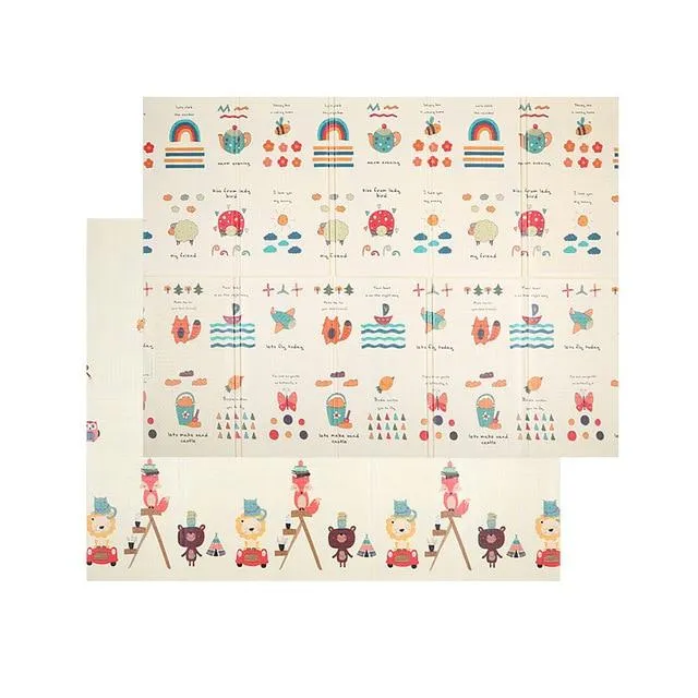 Developing Mat For Baby Non-toxic Soft XPE Foam Activity Gym Portable Foldable Gaming Playmat For Children Kids Rug 200x150cm