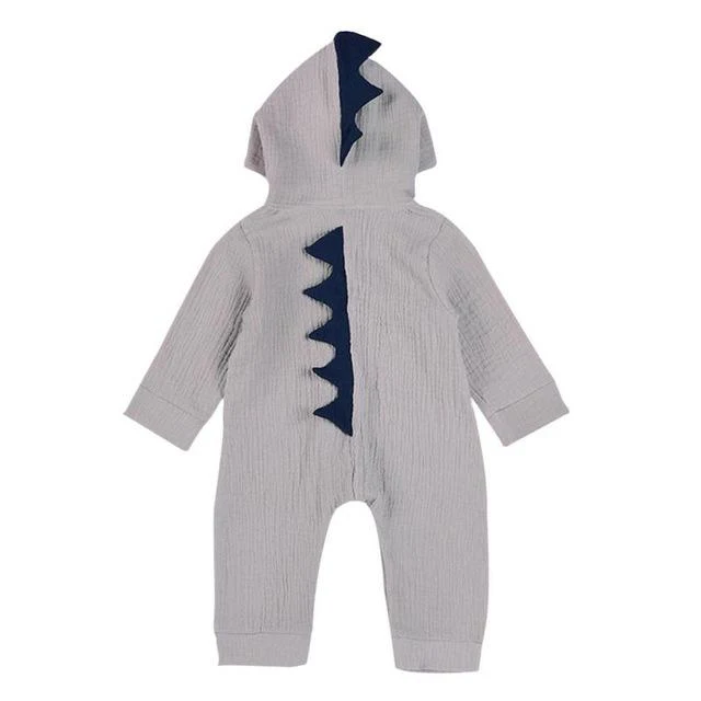 Grey/Purple Baby Halloween Dinosaur Costume Romper Kids Cotton Clothing Set Cute Toddler Co-splay j2