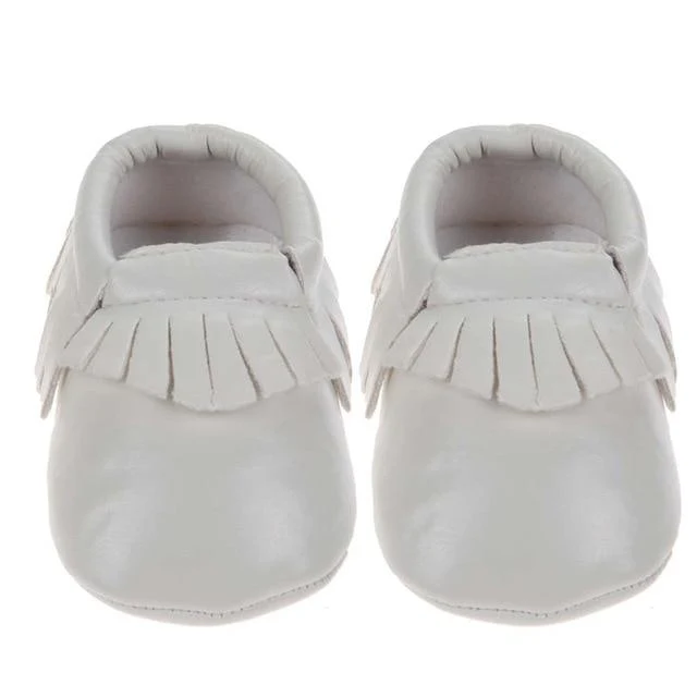 Spring Baby Shoes PU Leather Baby Girls Moccasins Shoes Kids Boys Soft Non-slip Footwear for Newborns Crib Shoes 0-18 Months