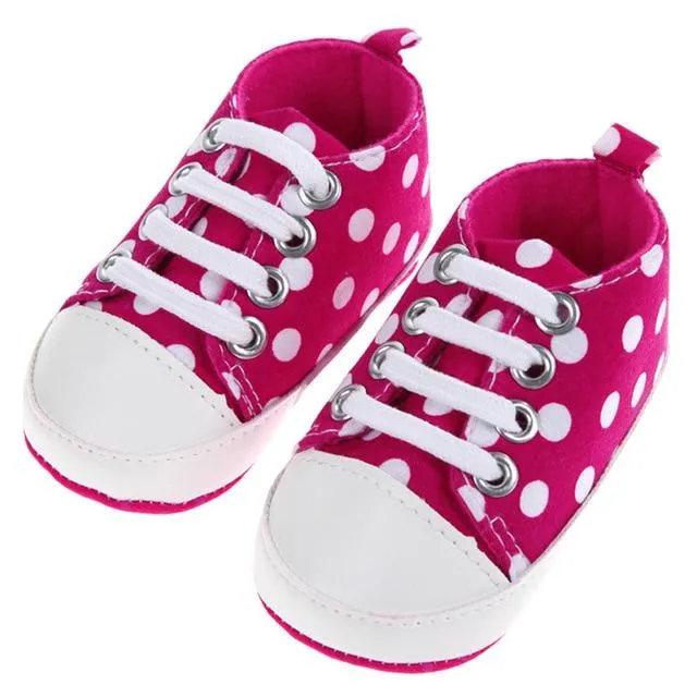 Spring Summer Baby Shoes White Baby Girls Shoes Soft Sole Sneaker Footwear For Newbrons Toddlers