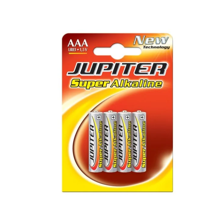Pila alcalina lr03 blis-4 Jupiter