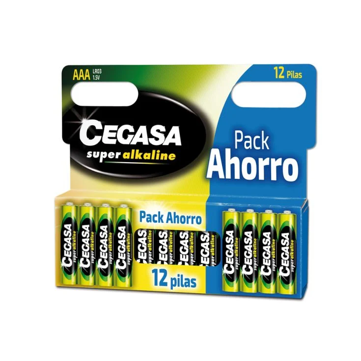 Pila alcalina pack ahorro lr03 Cegasa