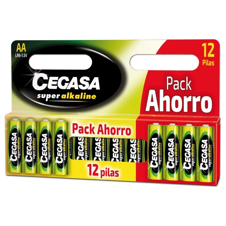 Pila alcalina pack ahorro lr6 Cegasa