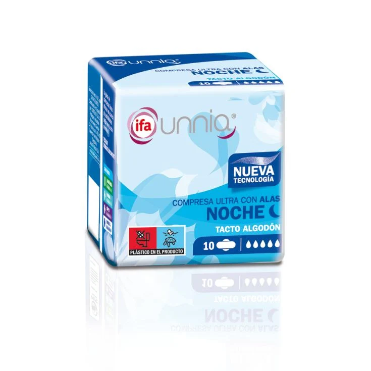 Compresa ultra super alas noche Ifa unnia 10u