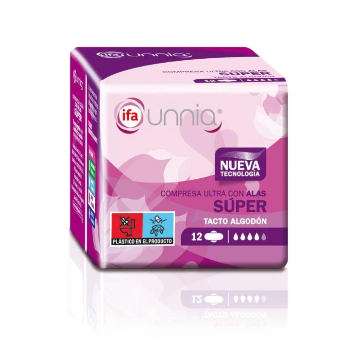 Compresa ultra super alas Ifa unnia 12u