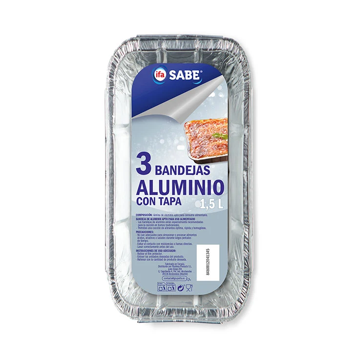 Bandeja aluminio 1.5l Ifa sabe p3