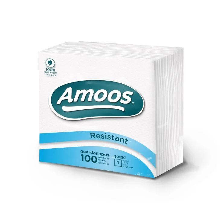 Servilletas 30x30 1 capa resistant Amoos p100