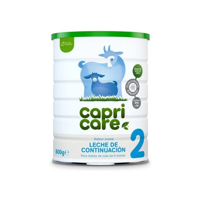 CAPRICARE 2 Leche de Continuación a base de Leche de Cabra 800gr Nueva Fórmula ES