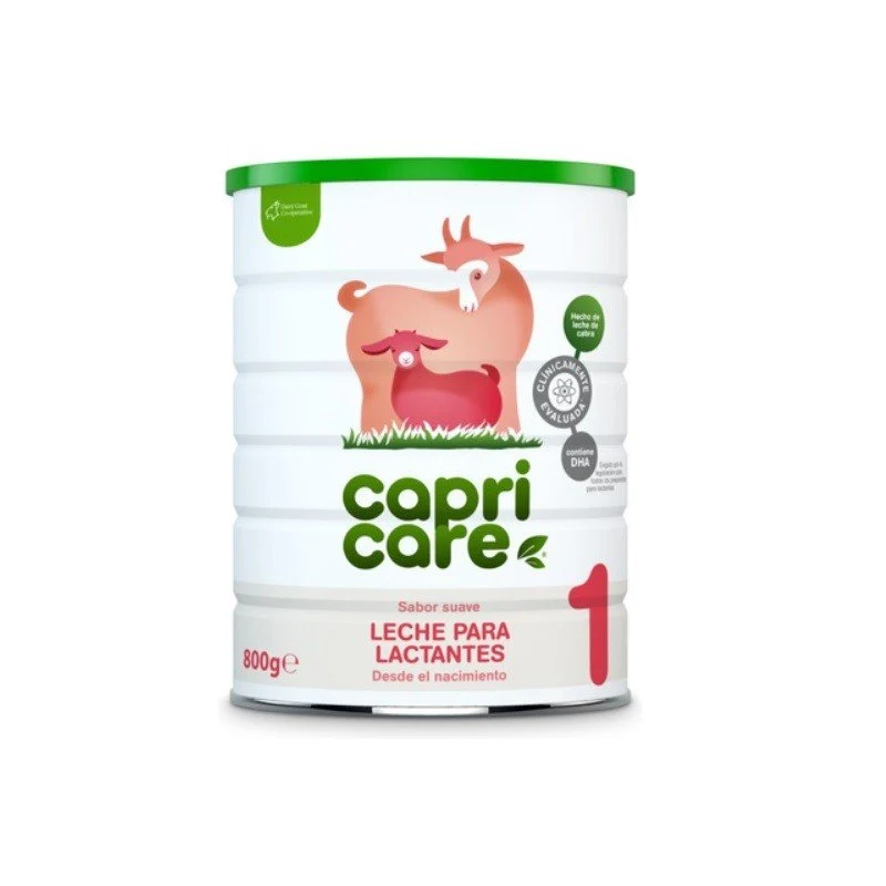CAPRICARE 1 Leche para Lactantes a base de Leche de Cabra 800gr Nueva Fórmula