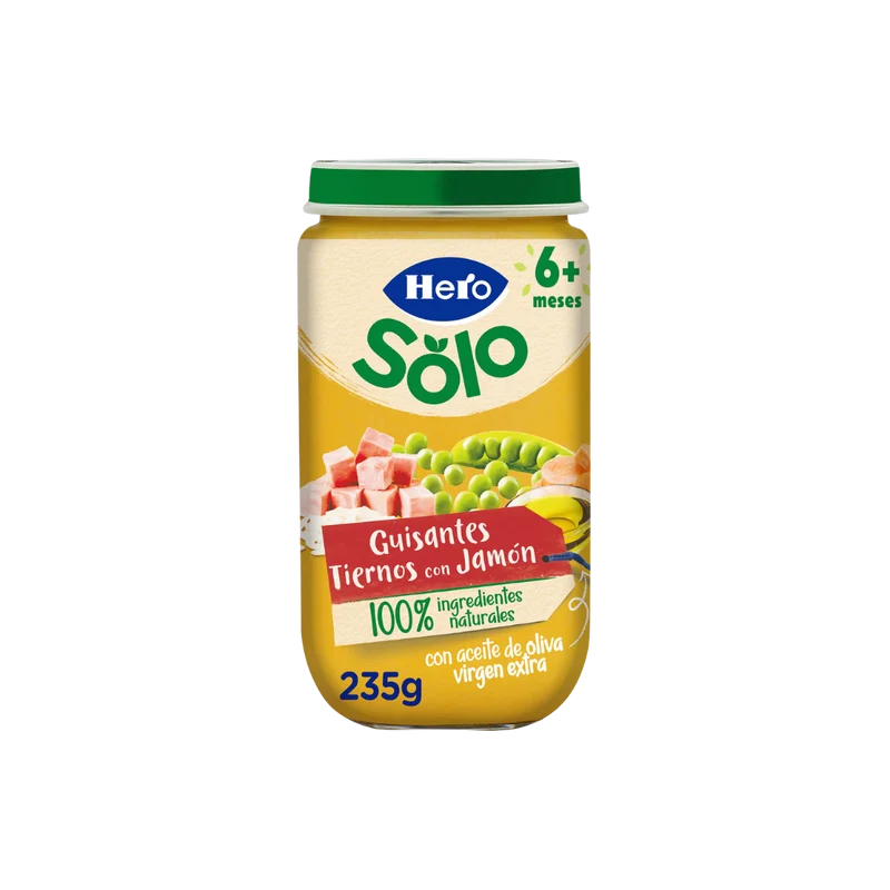 Hero Solo Guisantes Tiernos con Jamón