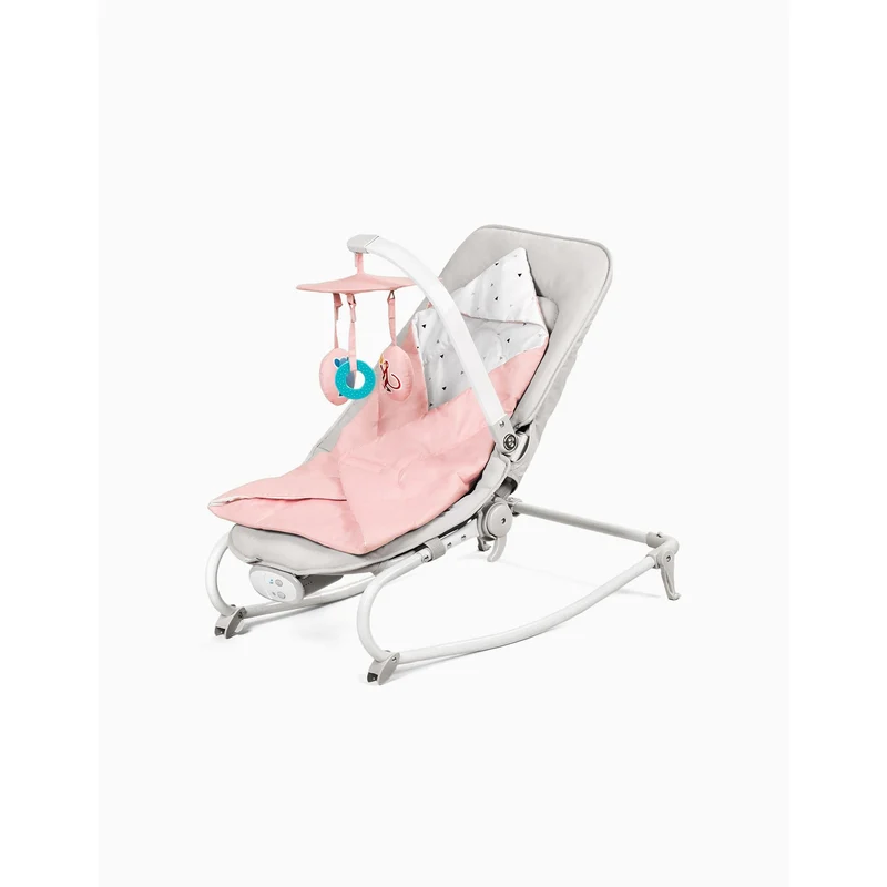 Hamaca de bebé 3 en 1 Felio rosa Kinderkraft