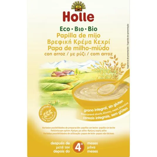 Papilla BIO de mijo +4 meses Holle 250 g