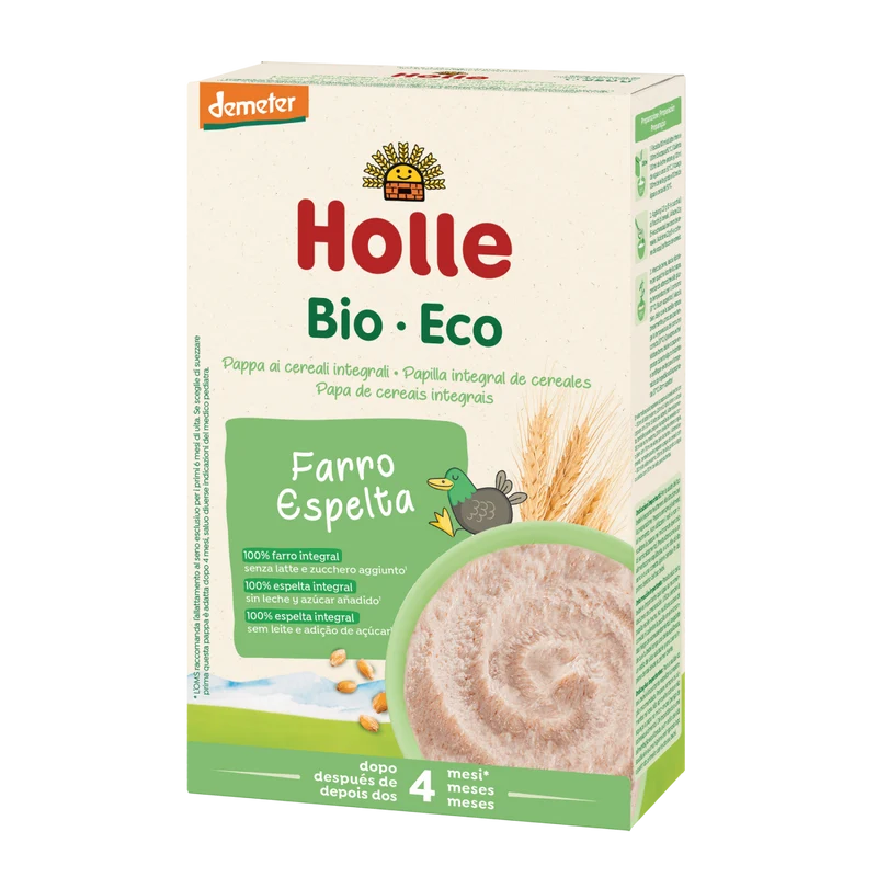 Papilla BIO de Espelta +4 meses Holle 250 g