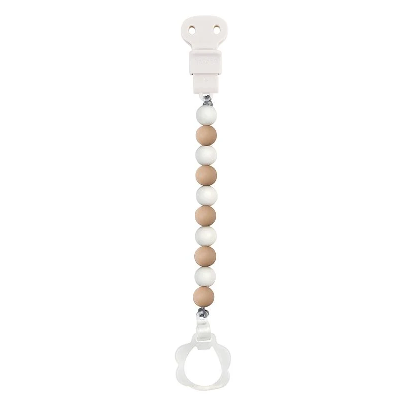 Pinza chupete (con clip de chupete) Doukidou Rosa-Blanco