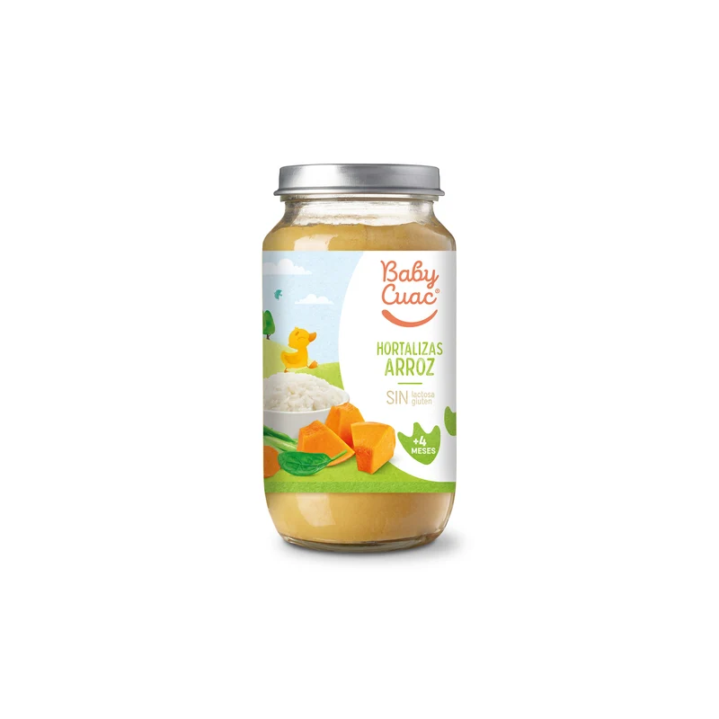 Potito hortalizas con arroz Baby cuac 250g
