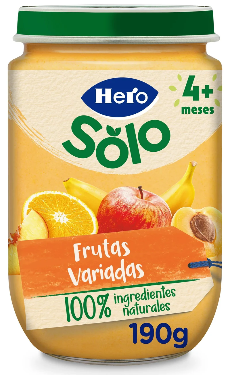 Potito frutas variadas Hero 190g