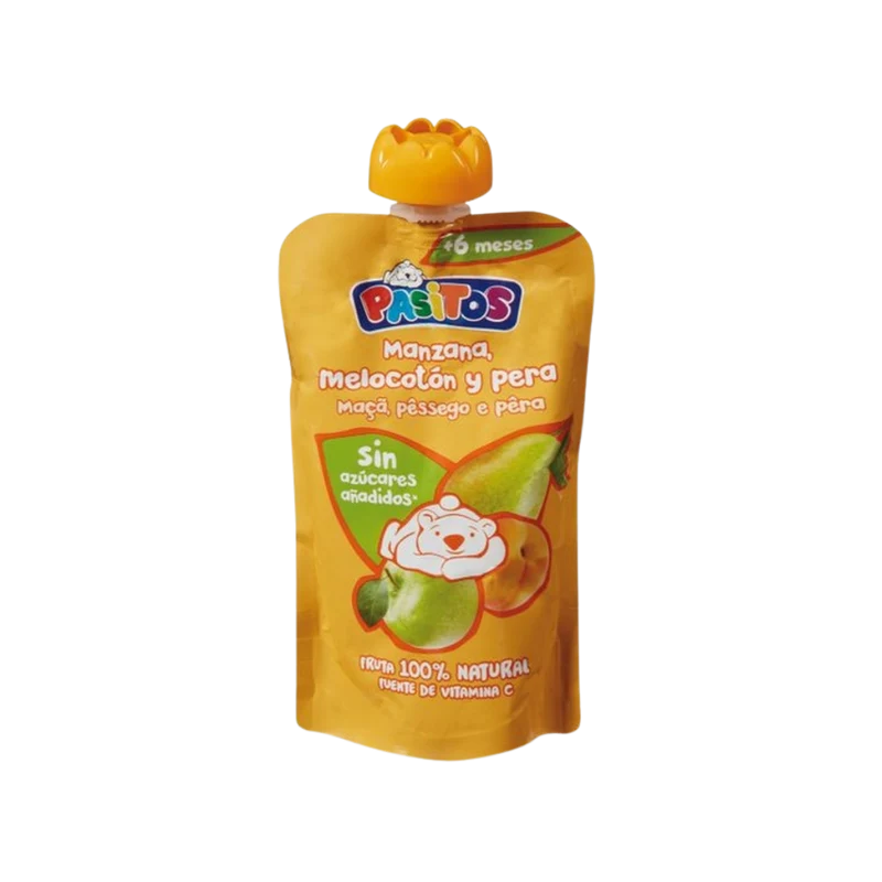 Pasitos Manzana, Melocotón y Pera