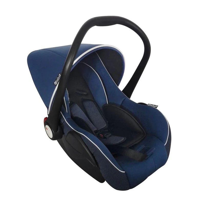 silla de auto color azul