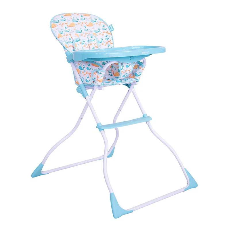 silla comedor plegable ebaby color azul